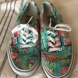 Tropical Flamingo Vans
